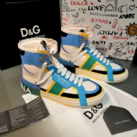 Dolce & Gabbana 2.Zero - Tenis Bota Estilo Urbano Blancos