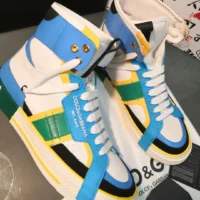 Dolce & Gabbana 2.Zero - Tenis Bota Estilo Urbano Blancos