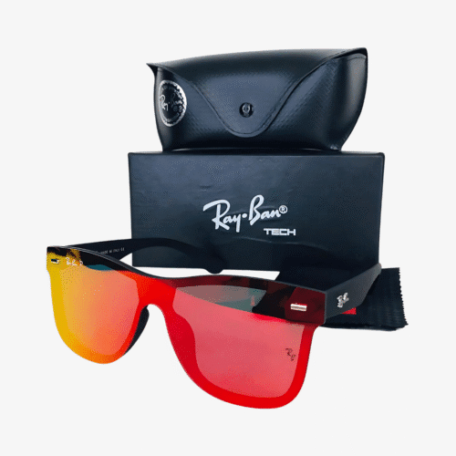 Ray°Ban Tech Lentes de Sol - Negro Rojo