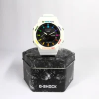 CASIO G-SHOCK GA-2100 Series Blanco Arcoiris