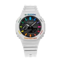 CASIO G-SHOCK GA-2100 Series Blanco Arcoiris