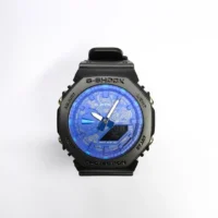 CASIO G-SHOCK GA-210BP-1A Series Negro Grabado Azul