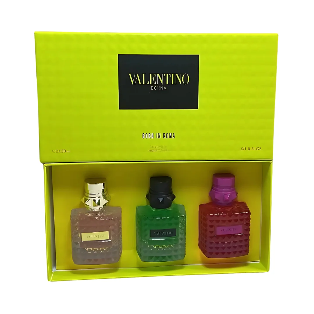 Valentino Donna Born In Roma - Set 3x30ml - Duty Free Shopping MX