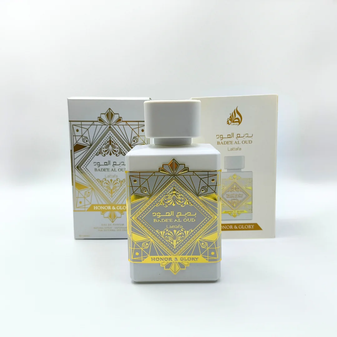 Lattafa_BadeeAlOud_HonorGlory-10 Lattafa Bade’e Al Oud Honor & Glory – 100ml EDP Perfume Árabe