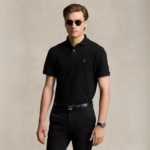 Ralph Lauren Playera Tipo Polo Iconic Mesh – Corte Clásico Original