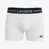 LACOSTE Pack de Boxers 3pz - Hombre Negro, Gris, Blanco
