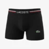 LACOSTE Pack de Boxers 3pz - Hombre Negro, Gris, Blanco