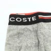 LACOSTE Pack de Boxers 3pz - Hombre Negro, Gris, Blanco