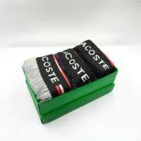 LACOSTE Pack de Boxers 3pz - Hombre Negro, Azul, Gris
