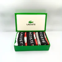 LACOSTE Pack de Boxers 3pz - Hombre Negro, Gris, Blanco