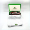 LACOSTE Pack de Boxers 3pz - Hombre Negro, Gris, Blanco