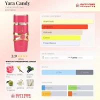 Lattafa_YARA_Candy-NOTAS Lattafa YARA Candy – 100ml EDP Perfume Árabe