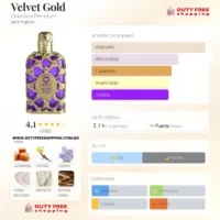 Orientica_VelvetGold-NOTASu Orientica Velvet Gold Luxury Collection - 80ml EDP UNISEX Perfume Árabe