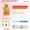 AlHaramanin_AmberOud_GoldEdition-NOTAS Al Haramain Amber Oud Gold Edition - 120ml EDP Perfume Árabe UNISEX
