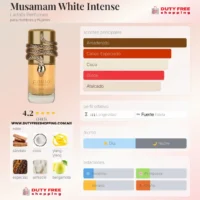 Lattafa Musamam White Intense - 100ml EDP Perfume Árabe UNISEX