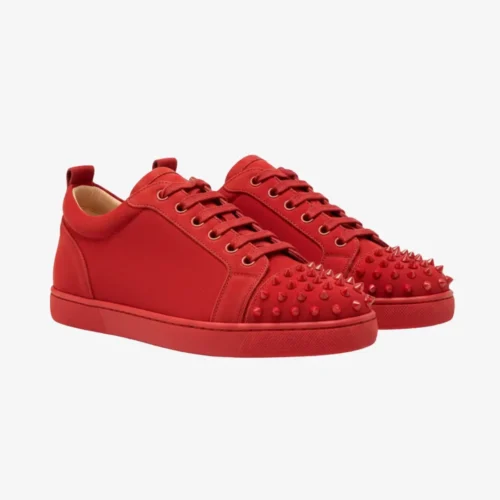 CristianLouboutin_Choclo_RedSpikes-1 Cristian Louboutin Red Spikes - Tenis Choclo Suela Roja