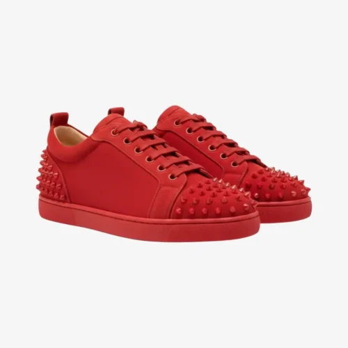 Cristian Louboutin Red Spikes - Tenis Choclo Suela Roja