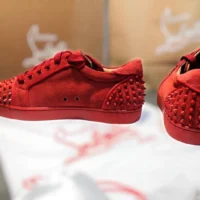Cristian Louboutin Red Spikes - Tenis Choclo Suela Roja