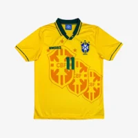 BRZ94-1 Brasil Mundial 1994 Bebeto #7 - Jersey Fut Retro Manga Corta