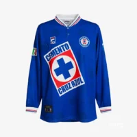 JerseyRetro_HER97-4 Cruz Azul 97 Hermosillo #27 - Jersey Fut Retro Manga Larga