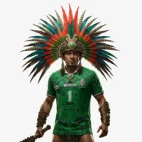 México Mundial 1998 Campos #1 - Jersey Fut Retro Manga Corta