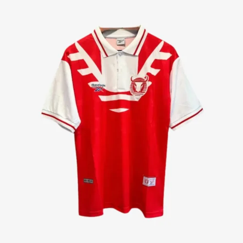 JerseyRetro_NEZ98-1 Toros Neza 1998 A. Mohamed #11 - Jersey Fut Retro Manga Corta
