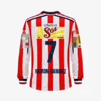 Chivas 1998 Ramon Ramirez #7 - Jersey Fut Retro Manga Larga