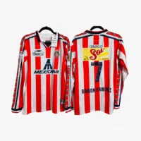 Chivas 1998 Ramon Ramirez #7 - Jersey Fut Retro Manga Larga