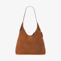 COACH Bolsa de Hombro Brooklyn - Gamusa Cafe con Bolso Pequeño