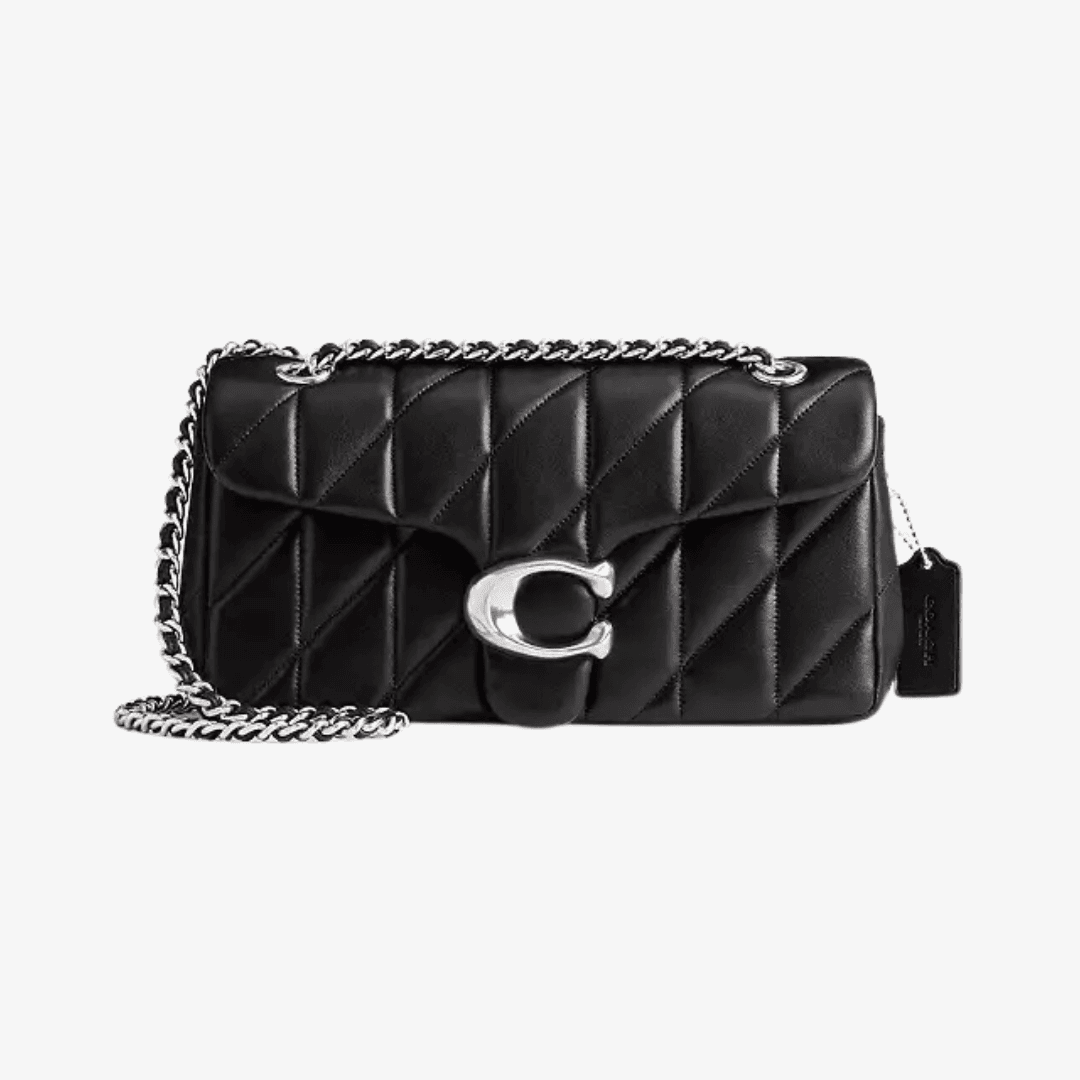 COACH Tabby 26 Bolsa de Hombro/Crossbody - Negra Acolchada