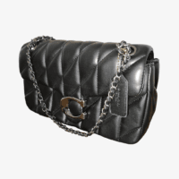 COACH Tabby 26 Bolsa de Hombro/Crossbody - Negra Acolchada