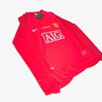 Manchester United 2009 Ronaldo #7 - Jersey Fut Retro Final Champions Manga Larga