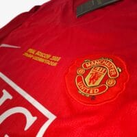 Manchester United 2009 Ronaldo #7 - Jersey Fut Retro Final Champions Manga Larga