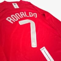 Manchester United 2009 Ronaldo #7 - Jersey Fut Retro Final Champions Manga Larga