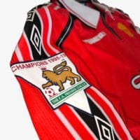Manchester United 1998 Beckham #7 - Jersey Fut Retro Manga Larga