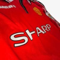 Manchester United 1998 Beckham #7 - Jersey Fut Retro Manga Larga