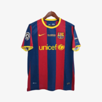 Barcelona 2011 Messi #10 - Jersey Fut Retro Final Champions Manga Corta Fin