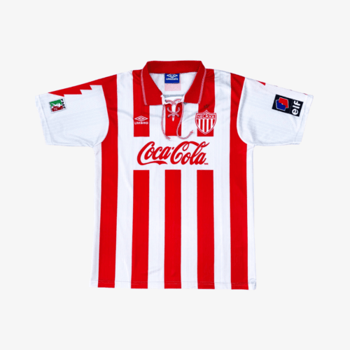 JerseyRetro_NX9495-1 Necaxa 1995/96 - Jersey Fut Retro Manga Corta