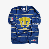 PUMAS 1997 J. Campos #1 - Jersey Fut Retro Manga Corta