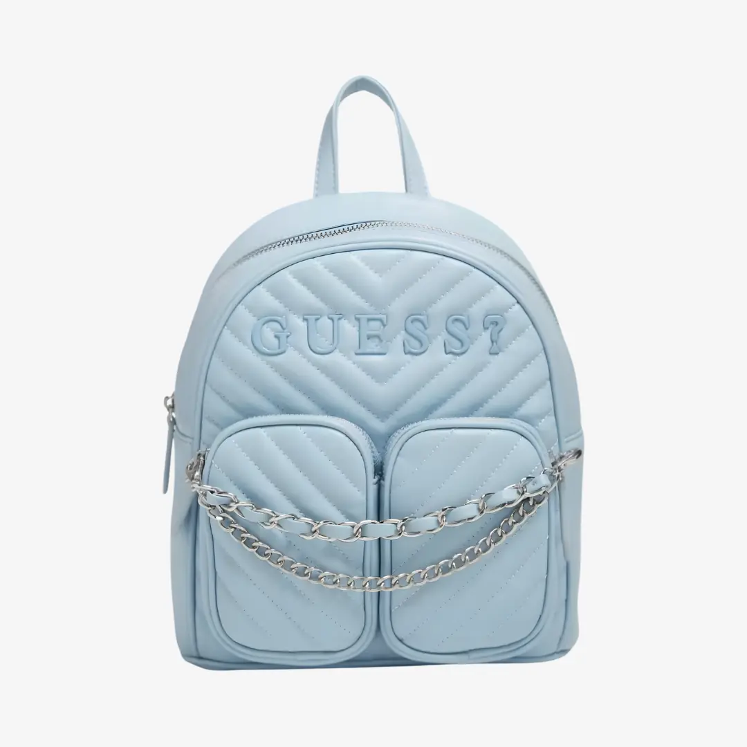 GUESS Mochila Cassie Quilted - Azul Acolchada