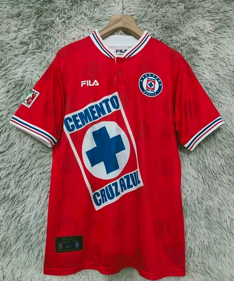 39e5cad0-b2d6-47e3-9b83-732735220ce0 Jersey retro Cruz Azul 1999-00 Fila – Tercera Roja