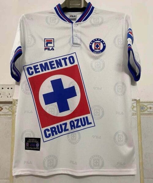Jersey retro Cruz Azul 1999-00 Fila – Visitante Blanco