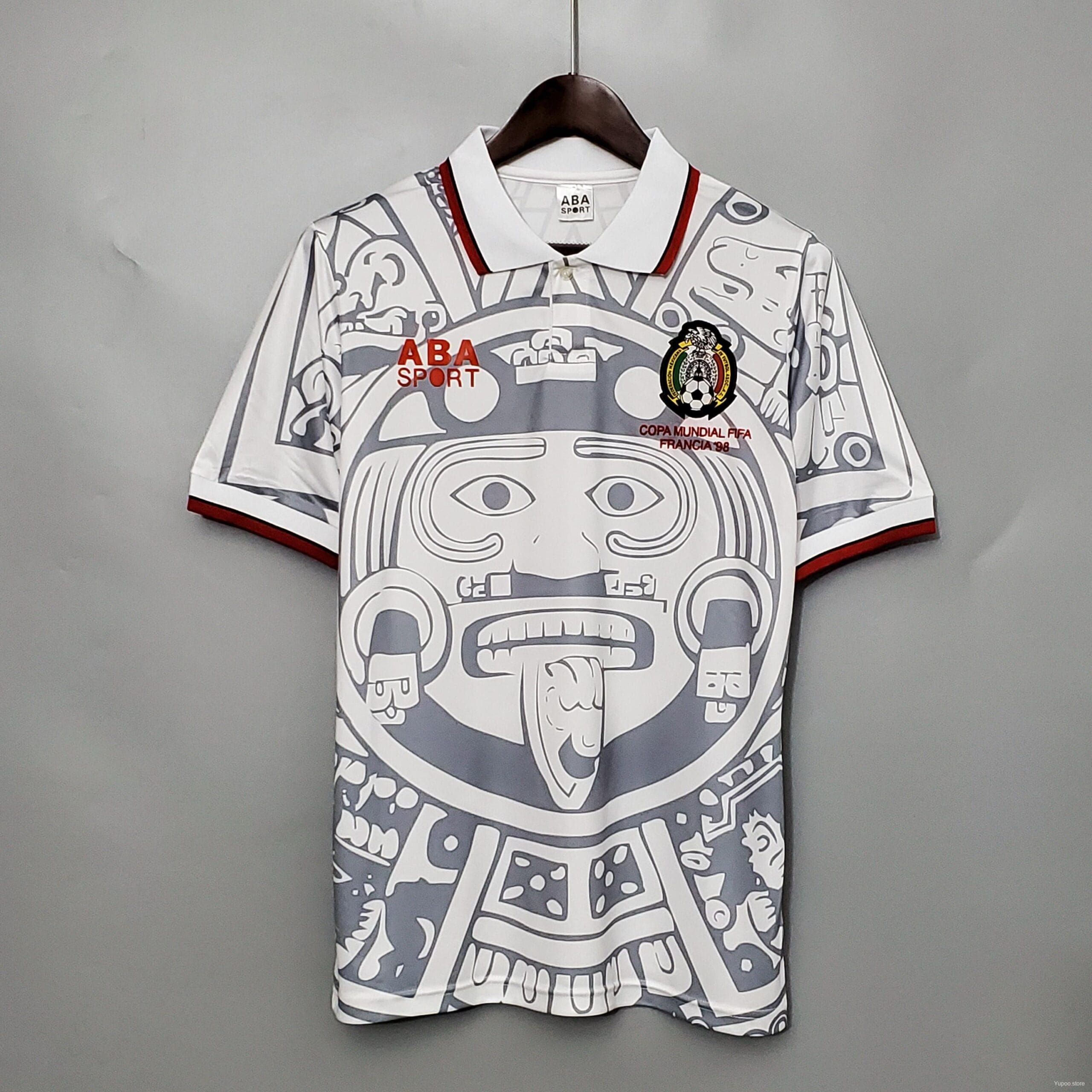 Jersey retro México 1998 ABA Sport – Visitante Blanco Francia 98