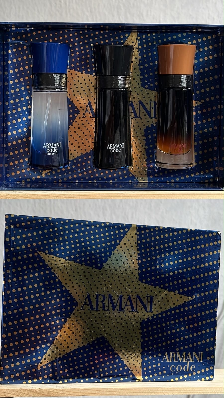 Set Giorgio Armani Code 3 Piezas - Colonia + Code + Profumo - 3x30ml hombre