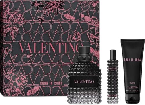 Set Valentino Uomo Born in Roma EDT 100ml + 15ml + Shower Gel 75ml Hombre - Estuche de Regalo