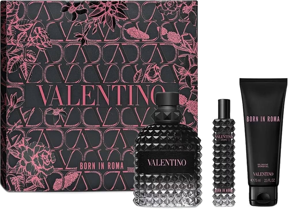 img_2885 Set Valentino Uomo Born in Roma EDT 100ml + 15ml + Shower Gel 75ml Hombre - Estuche de Regalo