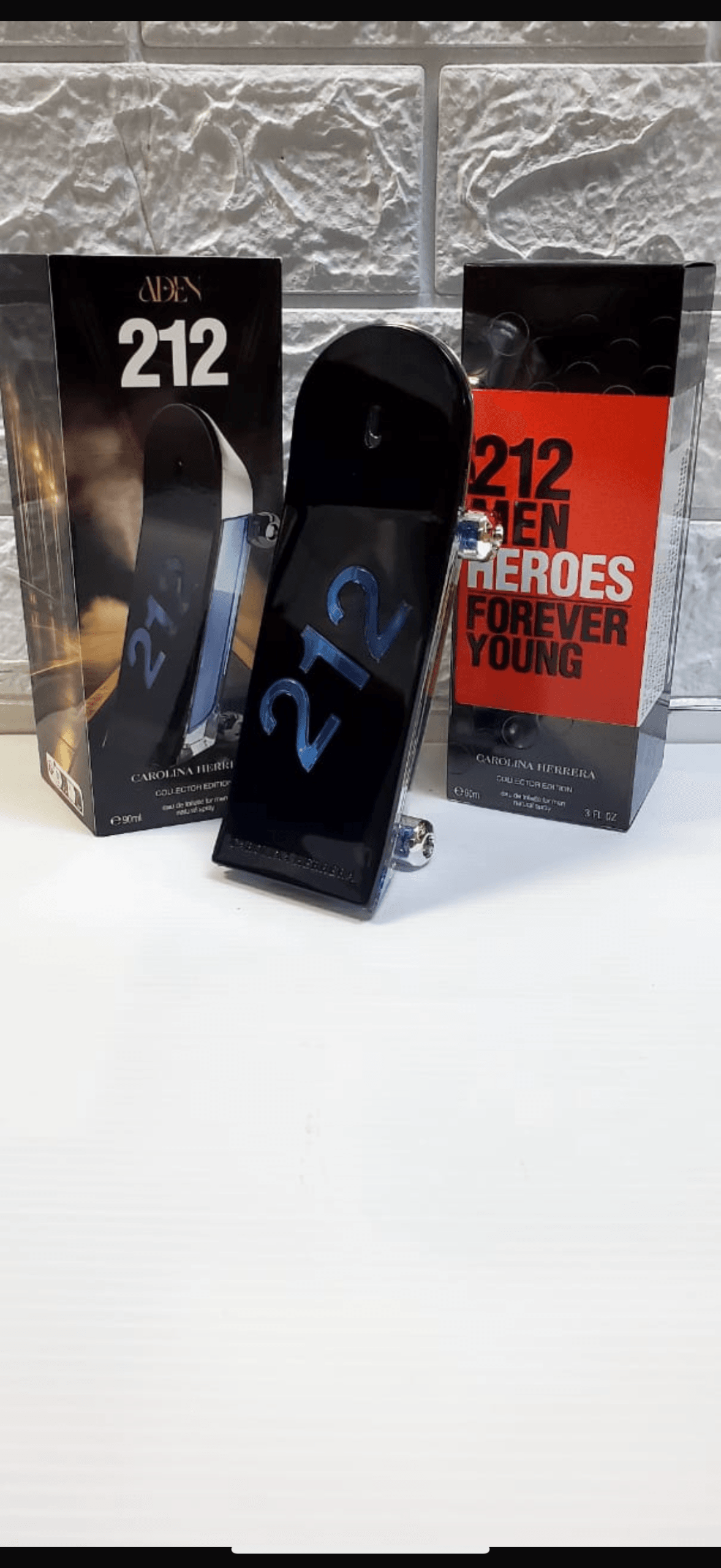 Carolina Herrera 212 Men Heroes Forever Young EDT 90ml - Collector Edition Original