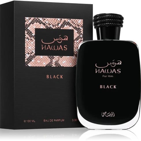 Rasasi Hawas Black For Him EDP 100ml - Hombre